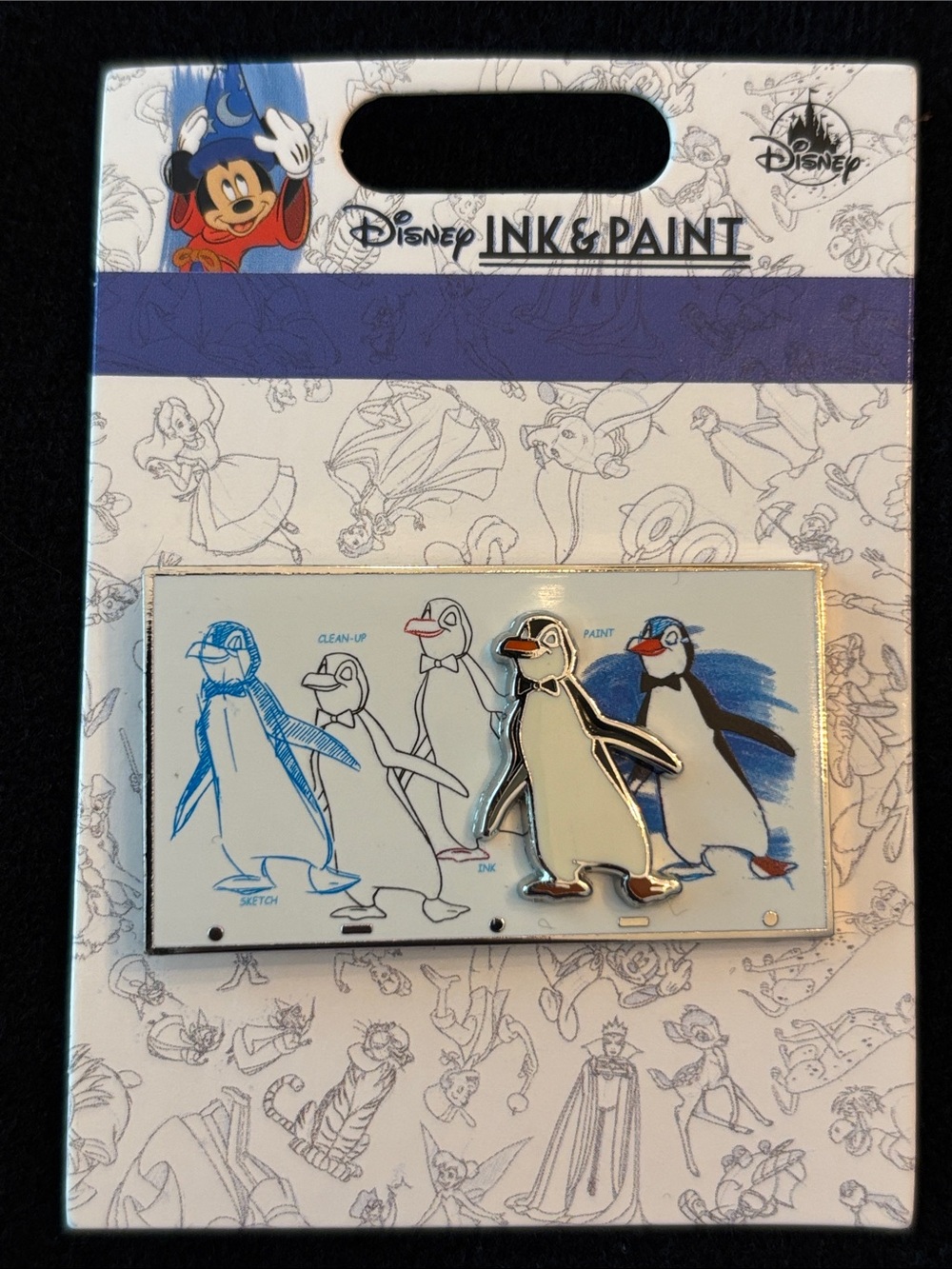 Disney Mary Poppins Penguin Enamel Pin -  2020 Ink & Paint Collection